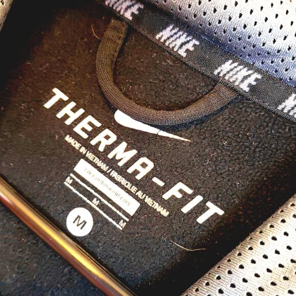 Nike Men's Black and Gray Hoodie size M - Picture 2 of 4